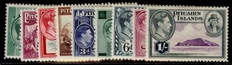 PITCAIRN ISLANDS GVI SG1 7 Complete Set M MINT Cat 68 Australia