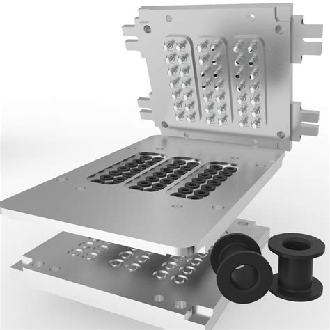 Custom Hydralic Press Mold Tool Silicone Rubber Injection Compression