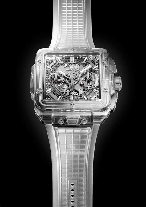 Hublot S New Square Bang Unico Sapphire Is A Window Into The World Of