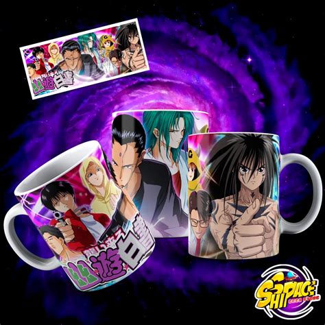 Caneca Yu Yu Hakusho Yusuke E Sensui L984 Shopee Brasil