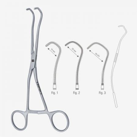 SURTEX Derra Atrauma Anastomosis Clamps Angled Jaws