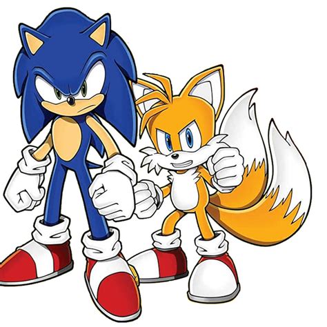 Sonic and Tails official stock art by Yuji Uekawa : r/SonicTheHedgehog