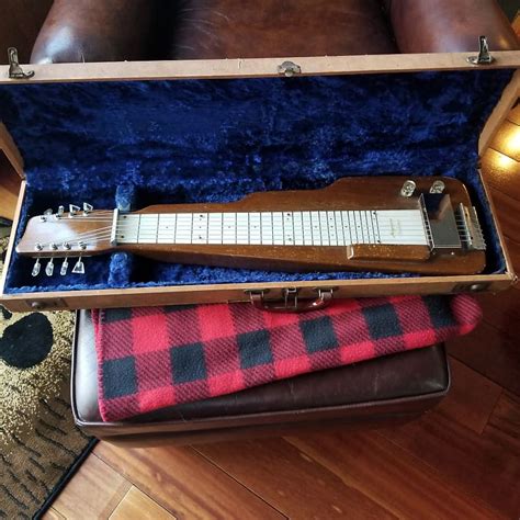 Magnatone Troubadour Lap Steel Guitar Early 50s Natural Reverb