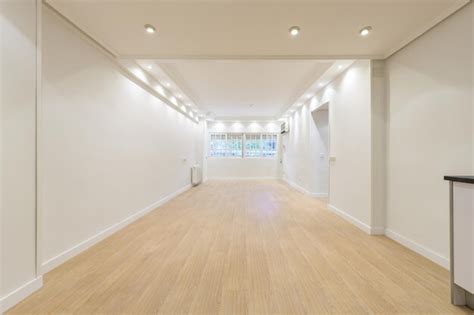 Premium Photo Totally Empty Living Room With White Painted Walls With