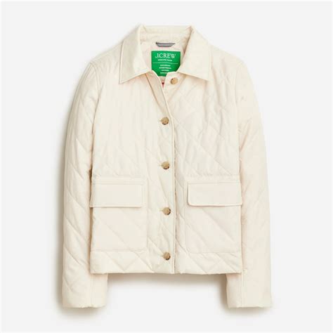 J.Crew: Quilted Lady Jacket With PrimaLoft® For Women