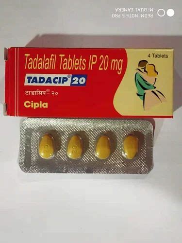 Tadacip 20 Mg Tablets At Rs 160 Stripe Anti Cancer Medicines In