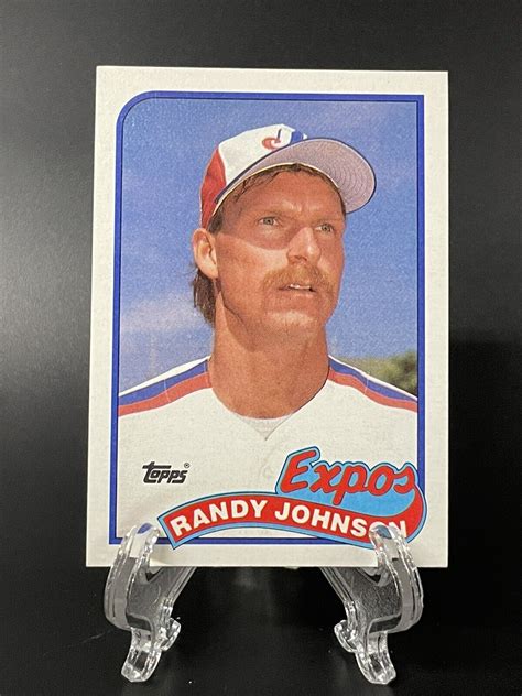 Randy Johnson Topps Rookie Card Montreal Expos Ebay