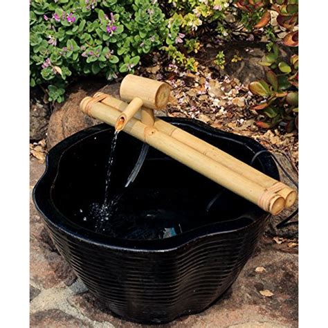 Bamboo Accents Zen Garden Water Fountain Spout Complete Kit Includes