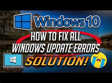 How To Fix All Windows Update Errors Youtube