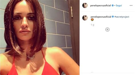 Penelope Cruz Drastico Cambio Di Look Per Un Progetto Segreto