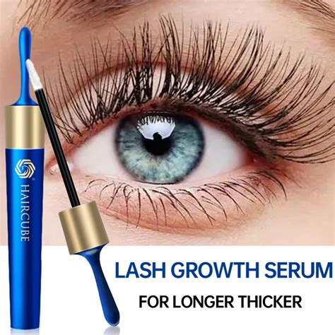 Haircube Eyelash Growth Serum Natural Ingredients No Irritation Eyebrow