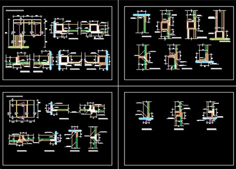 Colecci N Detallada De Ventanas En Dwg Kb Librer A Cad