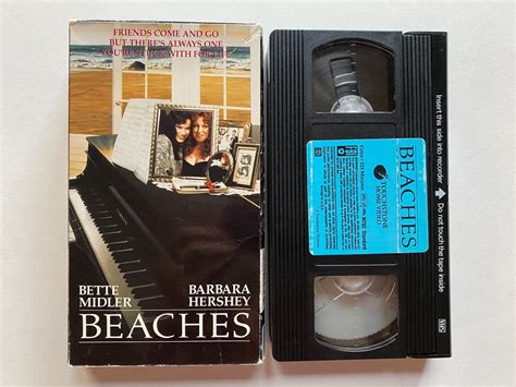 Beaches Vhs Video Cassette Tape Tested Working Bette Midler