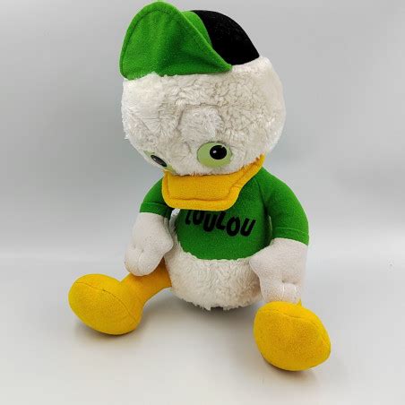 Peluche Canard Loulou Un Des Neveux De Donald Disney