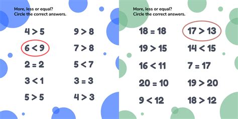 Sant Eller Falskt Mer Mindre Eller Lika Pedagogiskt Matematikspel