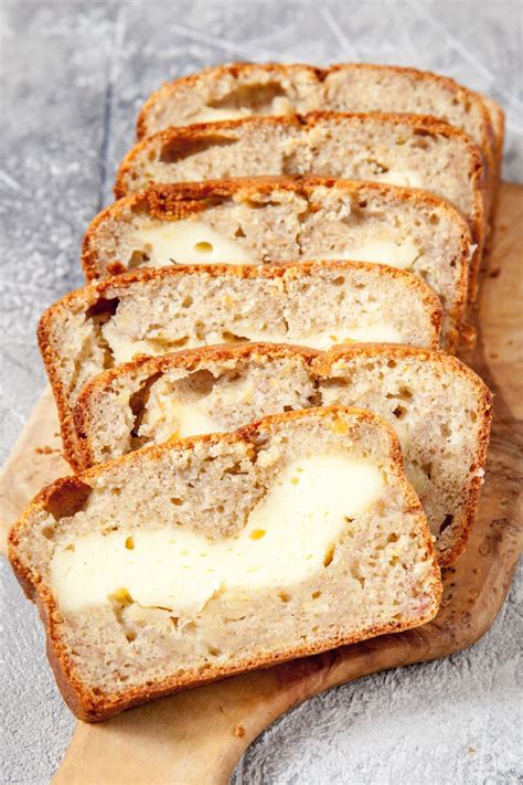 Pain aux bananes avec fromage à la crème recette facile El Comensal