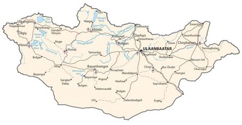 Mongolia Map and Satellite Image - GIS Geography