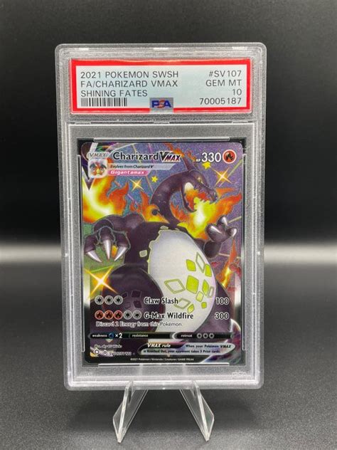 The Pok Mon Company Graded Card Psa Gem Mint Charizard Vmax Sv