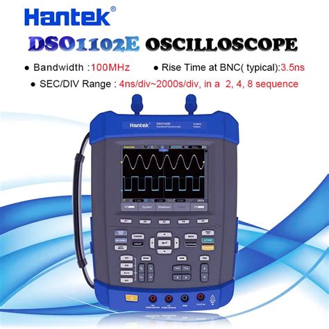 Hantek Dso E Mhz Oscilloscope Digital Handheld Oscilloscope Gs S