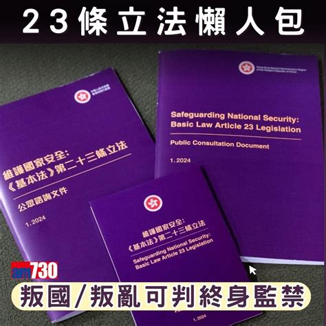 23條立法懶人包｜一文睇清主體法例與附例罰則 更新 Am730