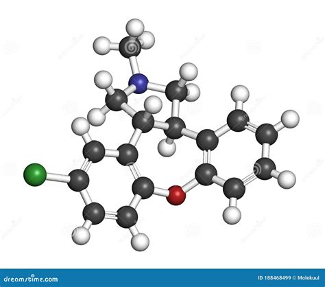 Asenapine Molecular Structure, 3d Model Molecule, Atypical ...