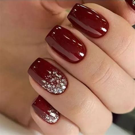 70 Christmas Nail Art Designs For Short Nails Christmas Gel Nails