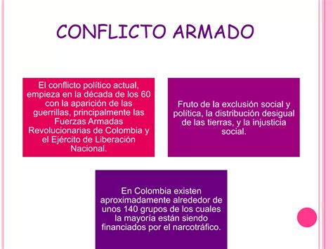 Conflicto Armado En Colombia Ppt