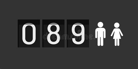 Body Count Counter Is Counting Number Of Sexual Partners Stock