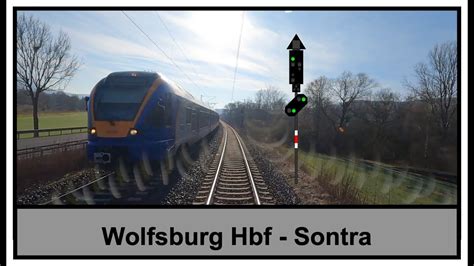 Führerstandsmitfahrt Wolfsburg Hbf Sontra YouTube