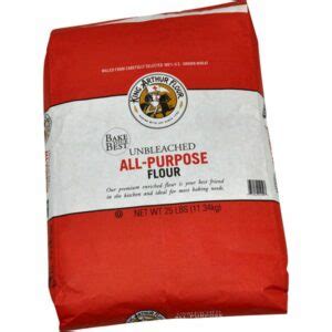 King Arthur Unbleached All Purpose Flour 25 Lbs Costco Food Database