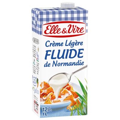 La Crème légère de Normandie La crème Elle Vire