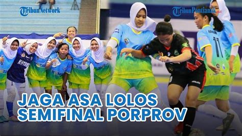 Jaga Asa Futsal Putri Mempawah Lolos Semifinal Porprov Kalbar 2022