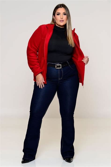 Jaqueta Plus Size Soft Zíper Jaqueta plus size Ideias fashion