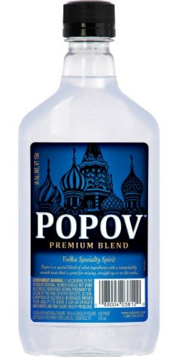 Popov® Vodka 100 Proof 375 Ml Ralphs