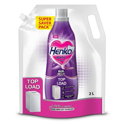 Buy Henko Matic Liquid Detergent Top Load L Refill Pouch With Nano