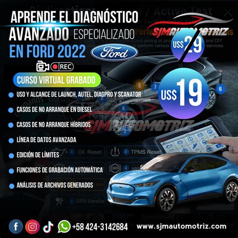 Curso Diagn Stico Avanzado Especializado En Ford Sjm Automotriz