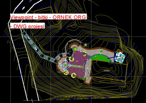 Proje Sitesi Viewpoint Bitki Autocad Projesi