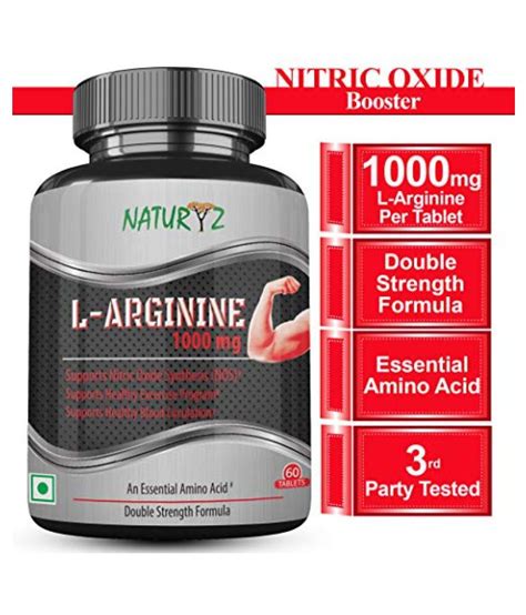 Naturyz L Arginine Mg Pre Workout Tablets Mg Buy Naturyz L