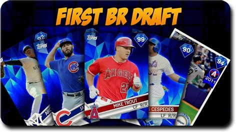 Mlb The Show First Battle Royale Draft Mike Trout Youtube