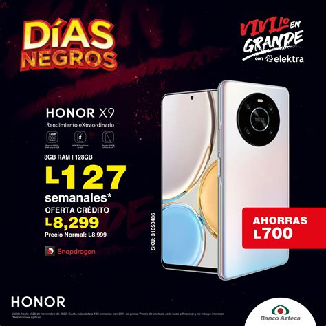 Tiendas Elektra - ¡No lo puedes ignorar! #HonorX9 a un...
