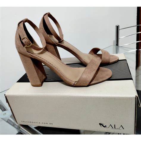 Salto Alto Nude Tamanho Leia O An Ncio Shopee Brasil