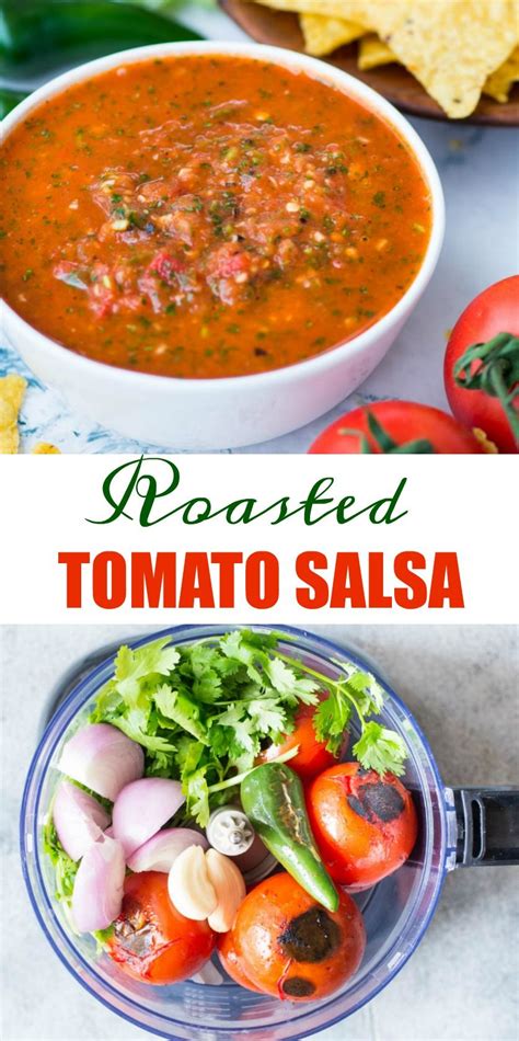 Roasted Tomato Salsa The Flavours Of Kitchen Artofit