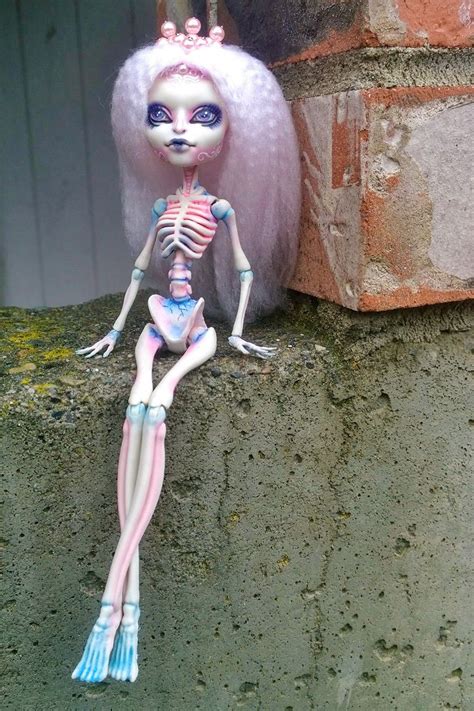 Ooak Custom Skelita Calaveras Monster High Doll By Ladyspoonart