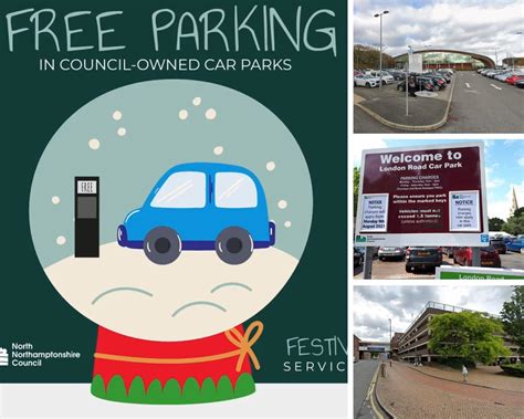 When and where to get free parking in Kettering and Corby this