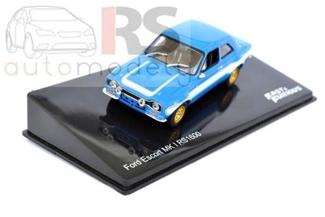 Ford Escort MK I RS 1600 1970 Fast Furious 1 43 DeAgostini Aukro