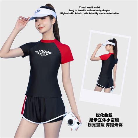 Split Swimsuit Female Conservative Quick Drying Visual Slimmer Look New Style Hot Selling