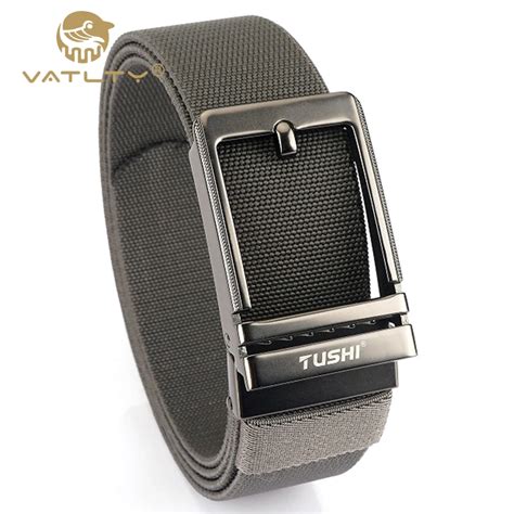 VATLTY Oficial Genuino Cintur N El Stico De 38mm Para Hombres Hebilla