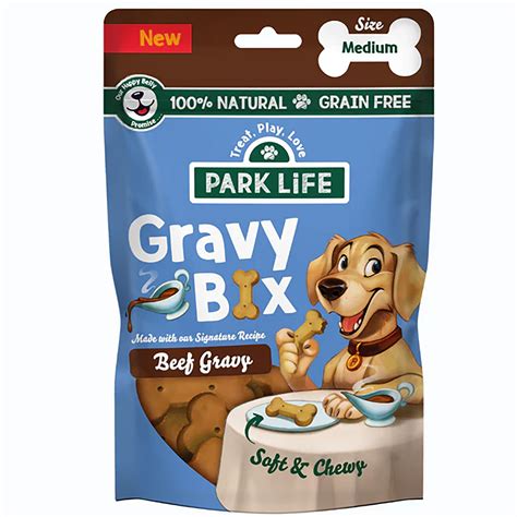 Park Life Gravy Bix Beef Dog Treats | Wilko