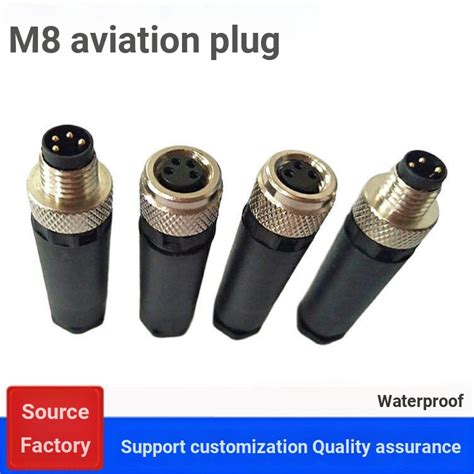 M Connector Aviation Plug Sensor T P Pinhole Solder Free Plugin