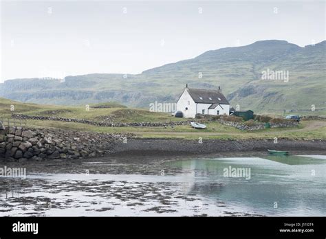 An Isolated House On The Island Of Canna Inner Hebrides Scotland